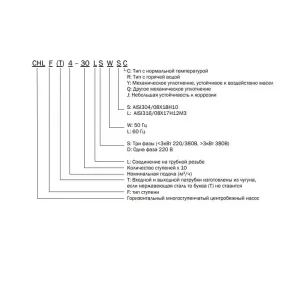 CNP CHL12-50LSWSR многоступенчатый насос (ЦНП) CNP CHL12-50LSWSR многоступенчатый насос (ЦНП)